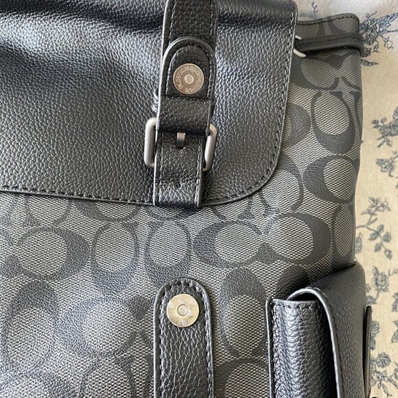 Coach Black Backpack - Picture 9 of 11